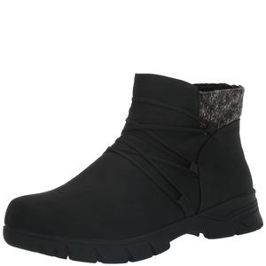 Easy Street Women's Stefani Boots, Black, 8.5 Wide